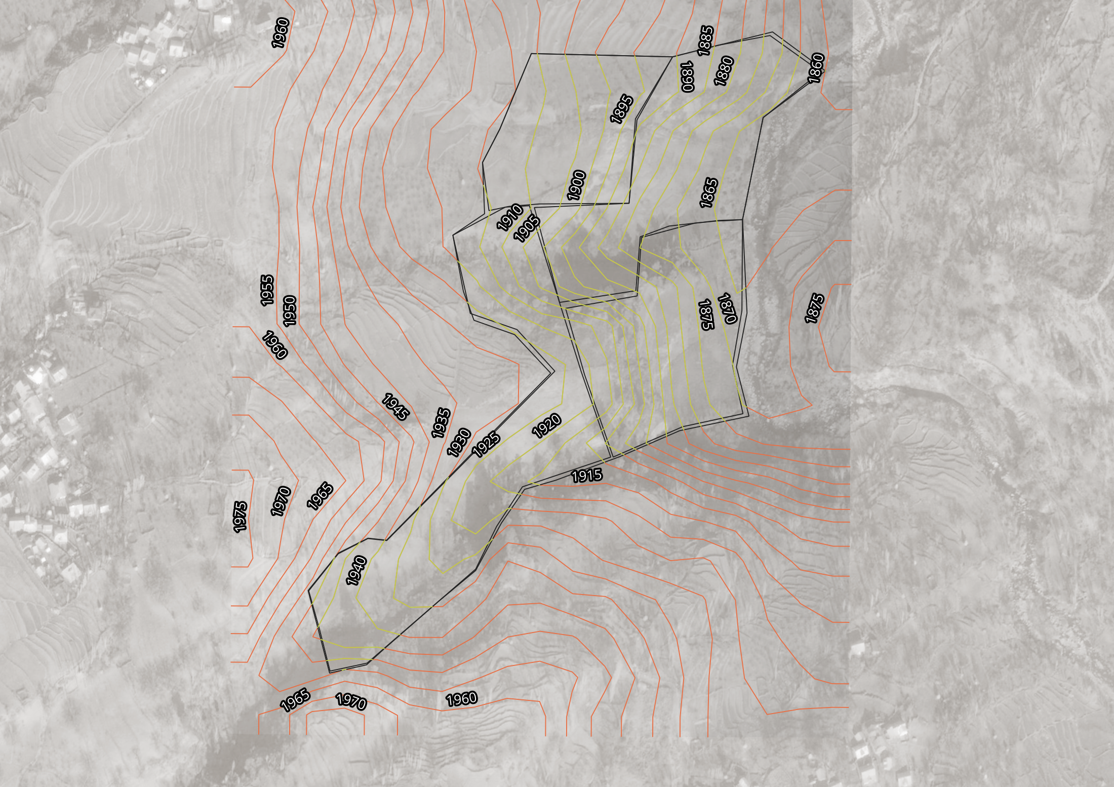 Nilsar site contour map